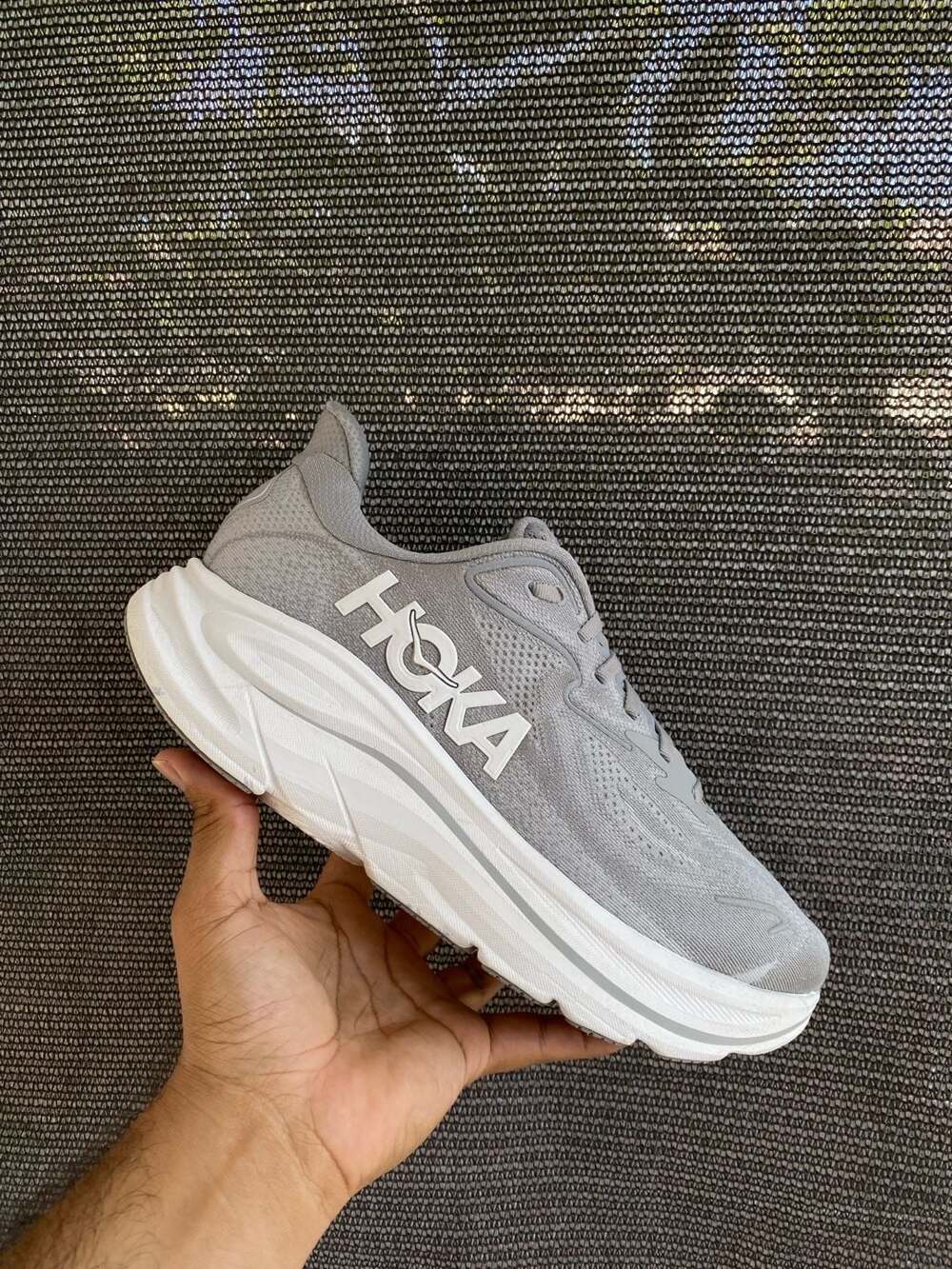 Hoka One One Clifton 10 Running Shoes - Stellar Grey/Galactic Grey